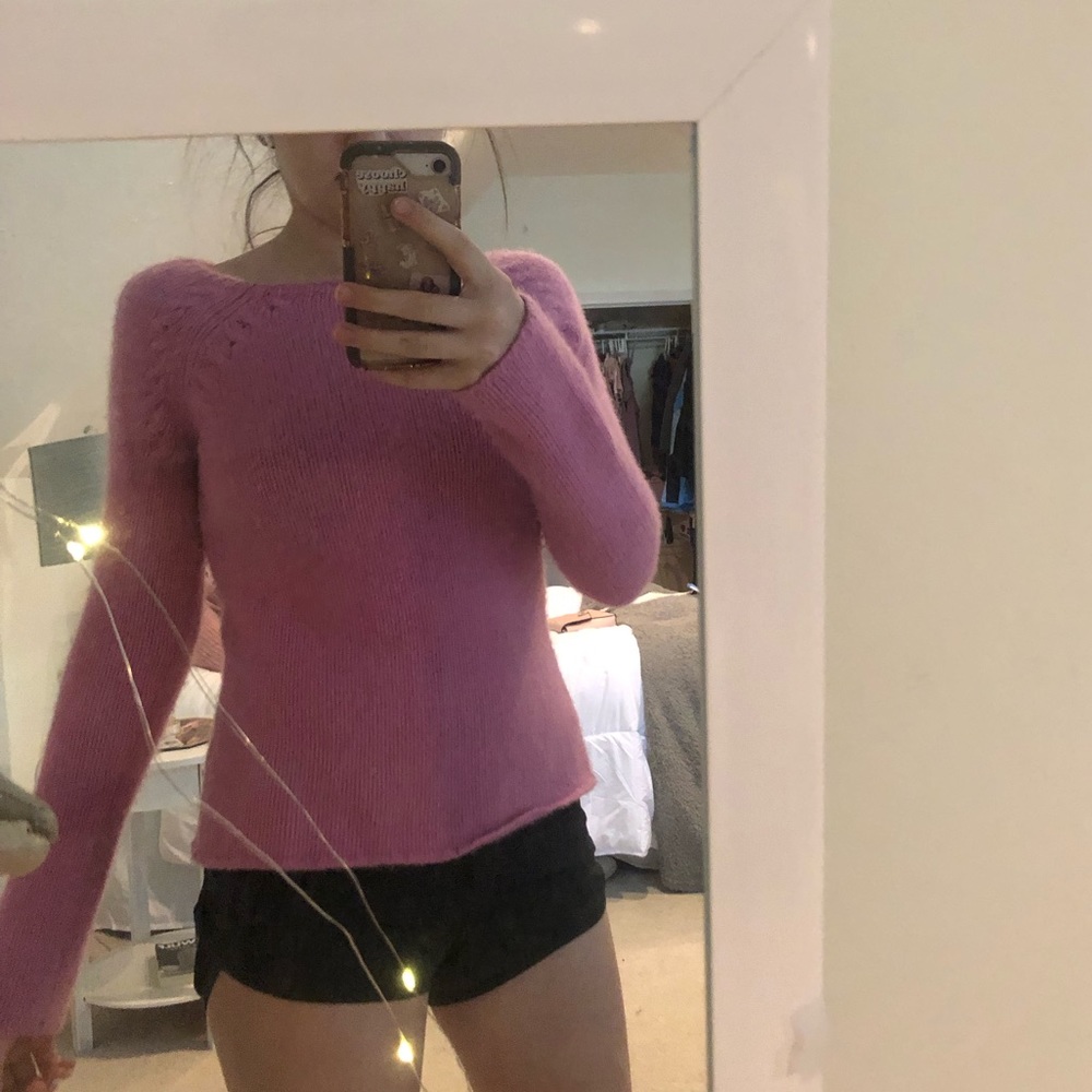 Pink Ann Taylor 100% Cashmere